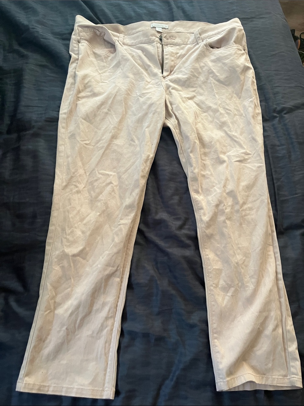 New York & Company Women's Skinny Jeans in Light pink